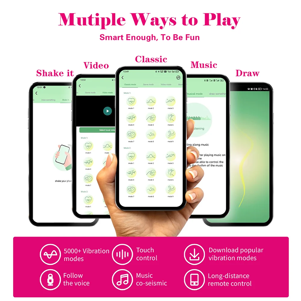 Vibrator Feminino com APP