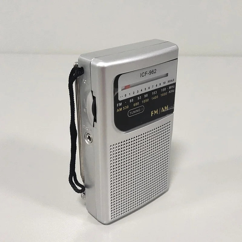Mini Radio AM FM Bateria
