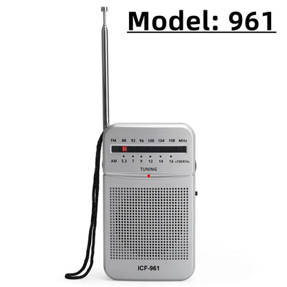 Mini radio AM FM batería