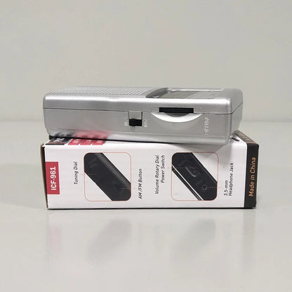 Mini radio AM FM batería
