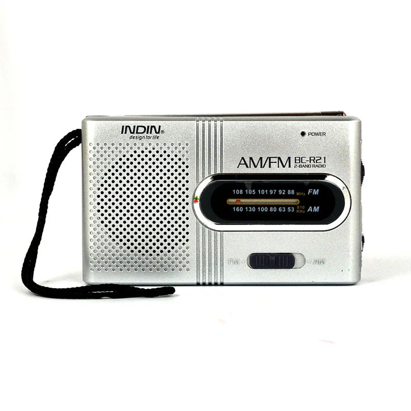 Mini Radio AM FM Bateria