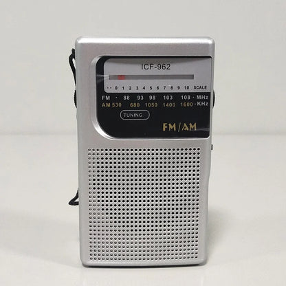 Mini radio AM FM batería