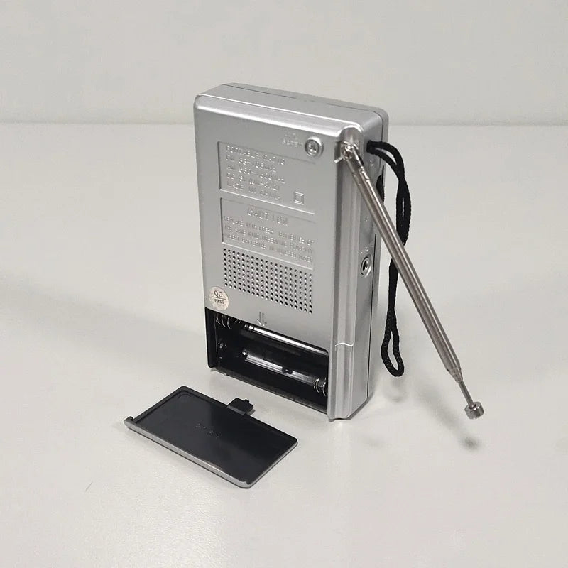 Mini Radio AM FM Bateria