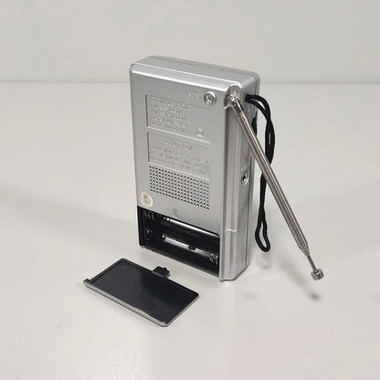 Mini radio AM FM batería